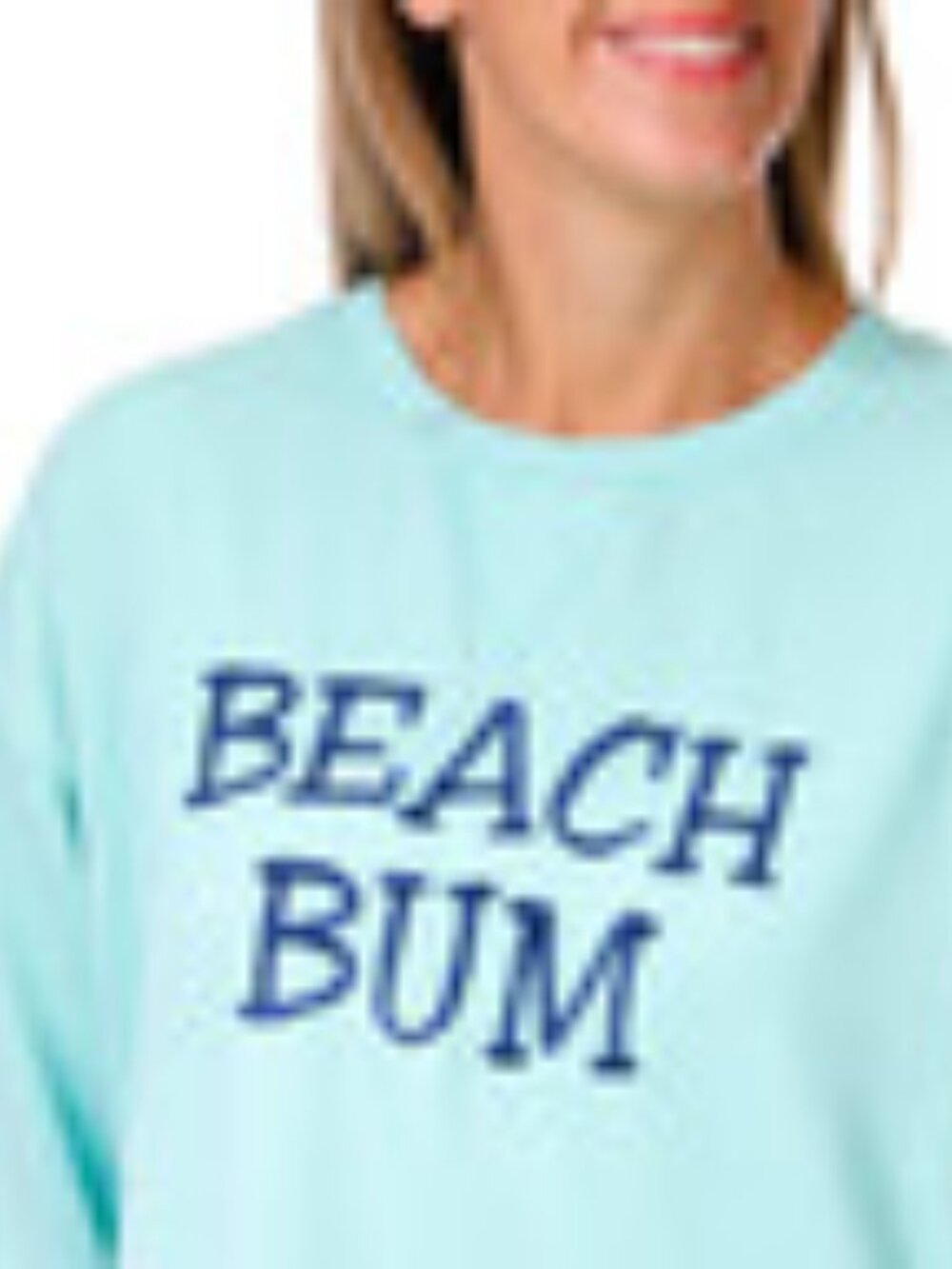 NWT" Vintage Beach Bum " Embroidered Sweatshirt Size M